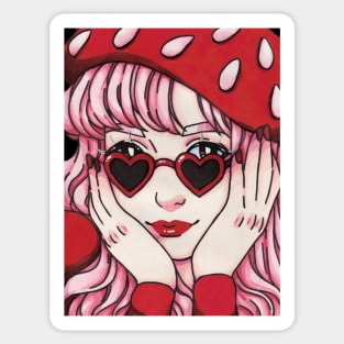 Strawberry Princess Sticker